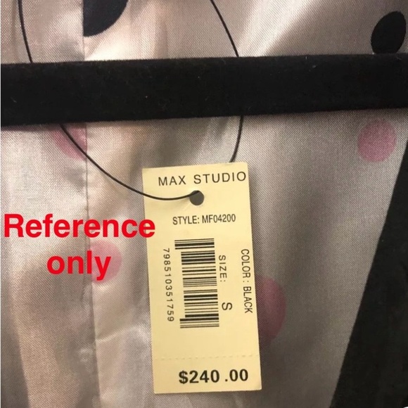 Max Studio Pink Silk Trench Coat Polka Dot Lining - Picture 6 of 6